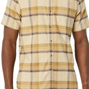 Slim fit stretch short sleeve oxford shirt mens *new*
